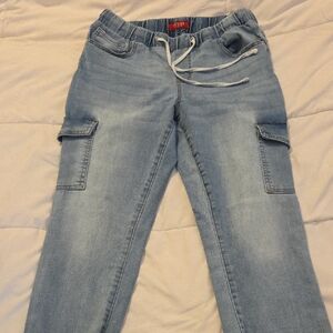 Guess Blue Denim Pants with Red Label